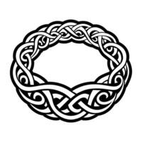 Celtic knot design vector