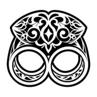 A filled style icon of a bangle vector