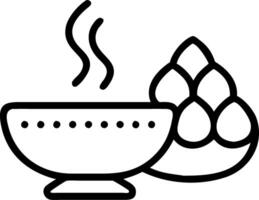 Bhai Dooj diya and sweets isolated vector