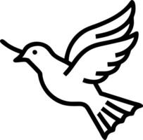 Abstract digital glowing bird in flight symbolizing freedom and human rights vector