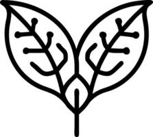 Close up of a glowing leaf with digital veins symbolizing sustainability and human rights vector