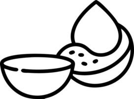 Floating diya and Bhai Dooj coconut vector