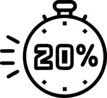 Floating sale clock with Cyber Monday countdown vector