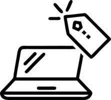 Floating tech gadget with glowing Cyber Monday price tag vector