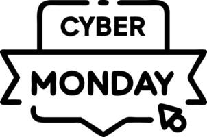 Glossy background of digital storefront with glowing Cyber Monday banners vector