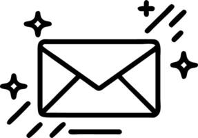 Glossy background of Cyber Monday sale notifications with glowing email icons vector