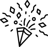 Holographic Confetti Burst vector