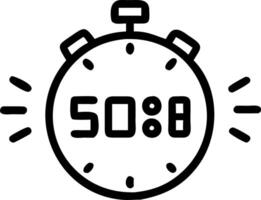 Isolated Cyber Monday sale clock with glowing countdown timer vector