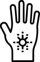Macro of futuristic gloves with glowing fiber details vector