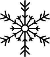 Macro of glowing snowflakes on a neon window surface vector