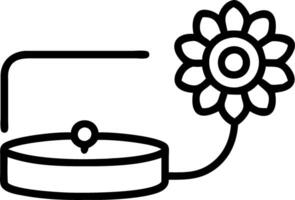 Rakhi and Tika Podium with Copy Space vector