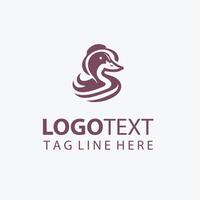Swamp Duck duck logo vector