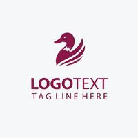 Quirky Quacks duck logo vector