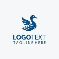 The Flying Duck logo vector