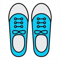 Shoes and sports icon concept vector