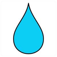 Drop and oil drop icon concept vector