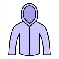 Jacket and man icon concept vector