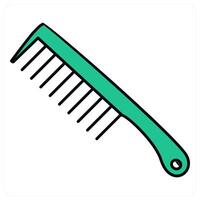 Comb and salon icon concept vector