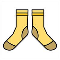 Socks and pair icon concept vector
