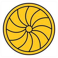 Wheel and setting icon concept vector