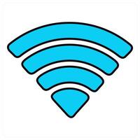 WIFI and signal icon concept vector