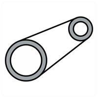 Bicycle Gear and gear icon concept vector