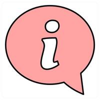 Information and help icon concept vector