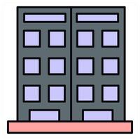 Building and apartment icon concept vector