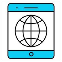 Web Browser and device icon concept vector