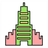 Office Building and building icon concept vector