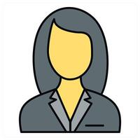 Female and lady icon concept vector