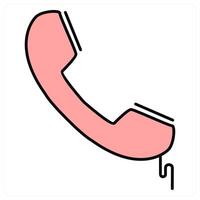 Call and phone icon concept vector