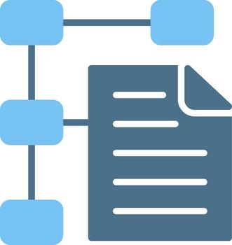 estructura línea dos color icono diseño vector