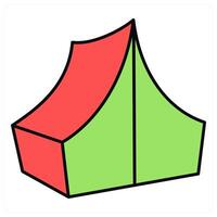 Tent and camping icon concept vector