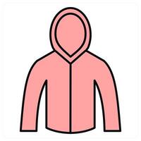 Jacket and winter icon concept vector