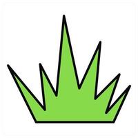Grass and nature icon concept vector