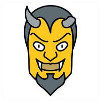 Dracula and vampire icon concept vector