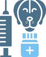 Medicine Line Two Colour Icon Design vector