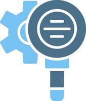Optimization Line Two Colour Icon Design vector