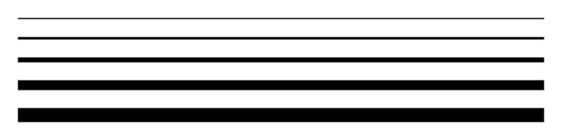 Simple line icons. Straight lines collection. Horizontal lines set. vector