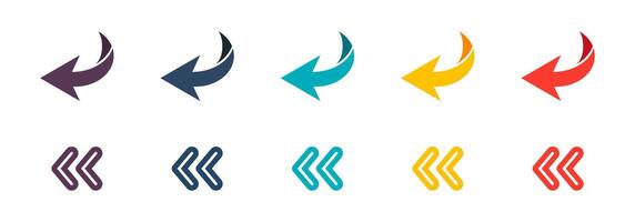 Arrow collection. arrows. Arrow icon set. EPS 10 vector