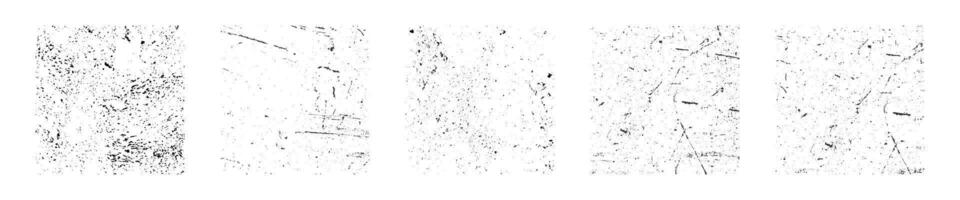 Overlay textures set. Grunge textures. Different textures collection. Grunge overlays. EPS 10 vector