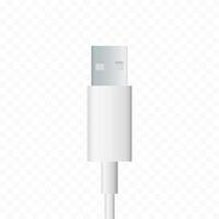 Socket usb plug in. USB Connector icon set isolated on transparent background. Port illustration. graphic EPS 10 vector