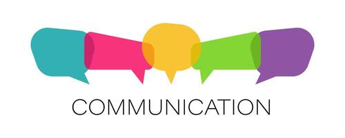 Communication concept icon. Speech bubbles collection. Chatting, messaging concept. Online communication. Message icons. icon EPS 10 vector