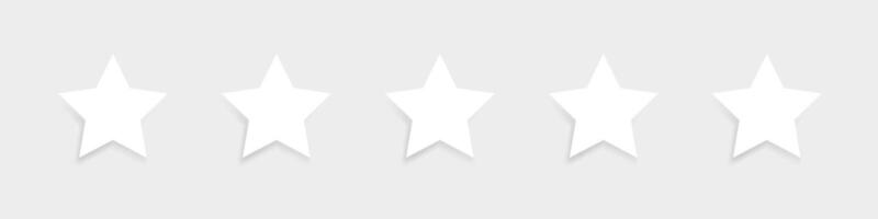Rating stars. Customer review. Five stars rating icon. Customer evaluation feedback. Customer satisfaction level rating. graphic EPS 10 vector