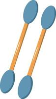 Illustration of a Scraper Spoon for Zero Waste vector