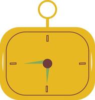 Nowruz Square Clock in Flat Design vector