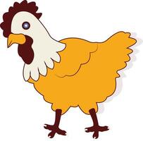 Chicken for Easter Day Celebration vector