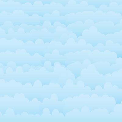 Blue sky and white clouds background. illustration.