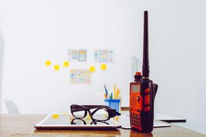 A team of designers and website designers are collaborating to develop a website using the ux ui system to match with the smartphone system. Ux ui system learning concepts for application development photo